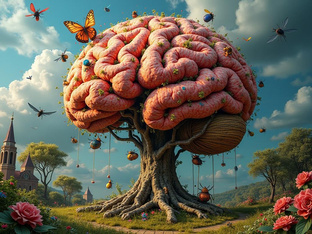 Patchwork Knoodlebugs in Eden Project Brain Tree