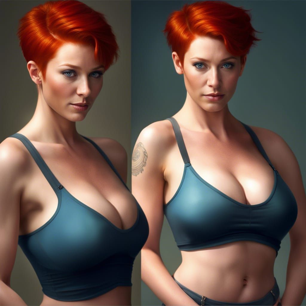 Confident Redhead with Magnetic Presence