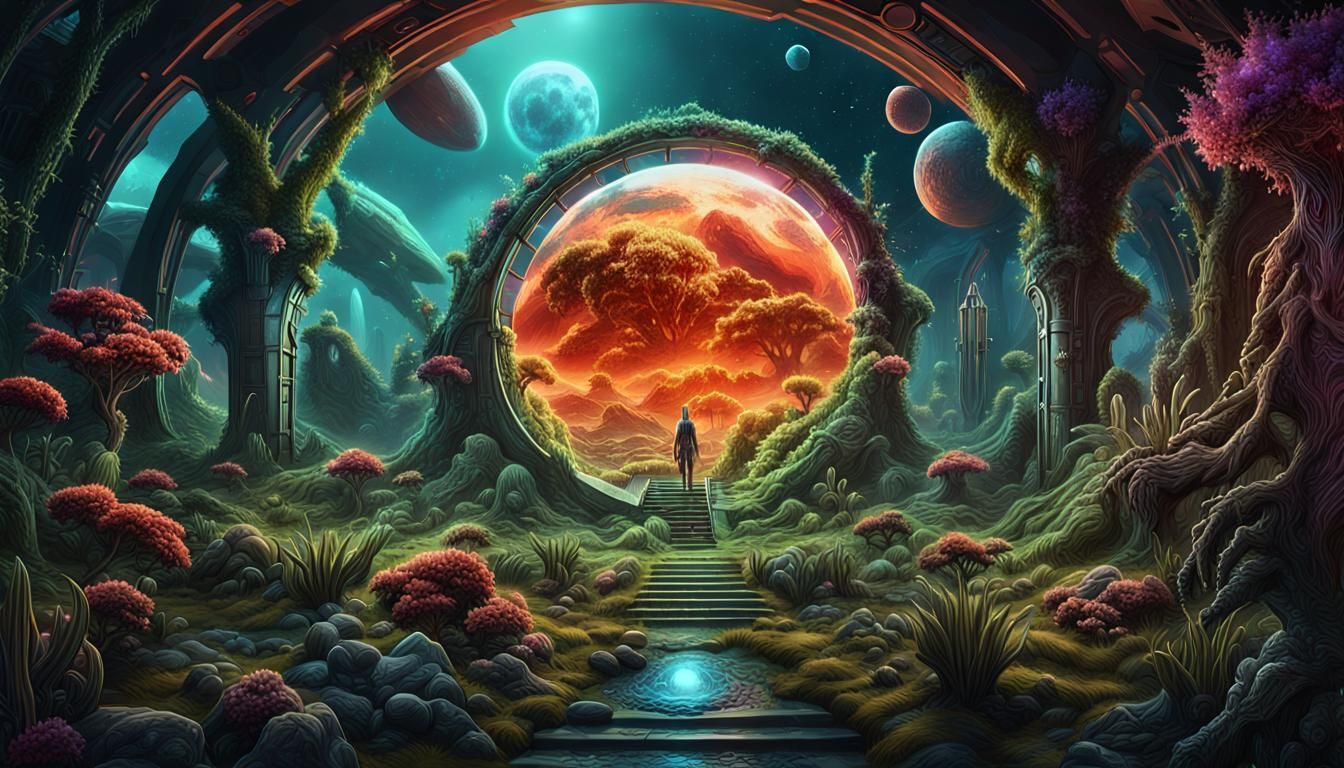 Barbarella Finds Stargate on Alien Planet