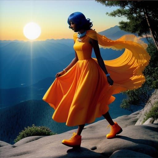 Fanta's Surreal Journey Through Rainbows and Moonlight