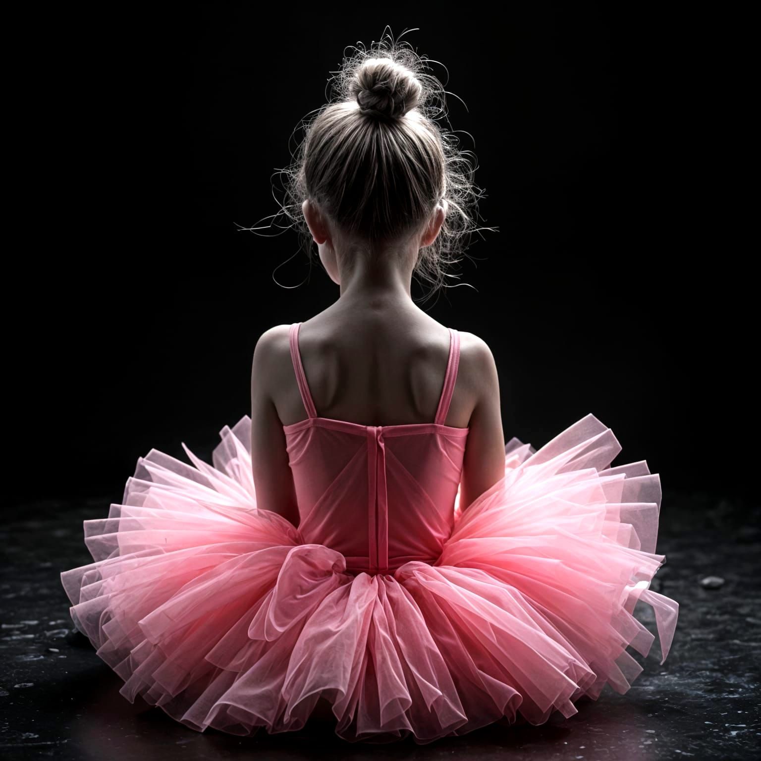 bright pink tutu