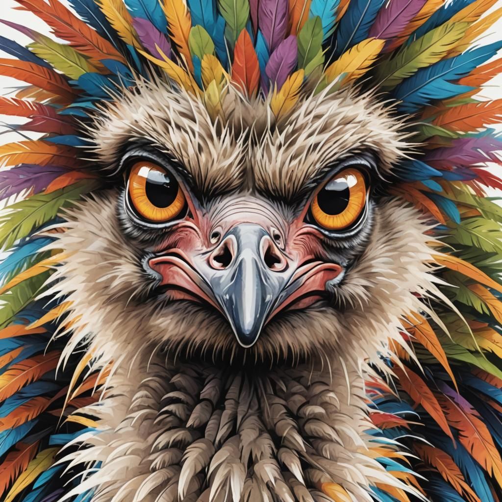 Angry Ostrich