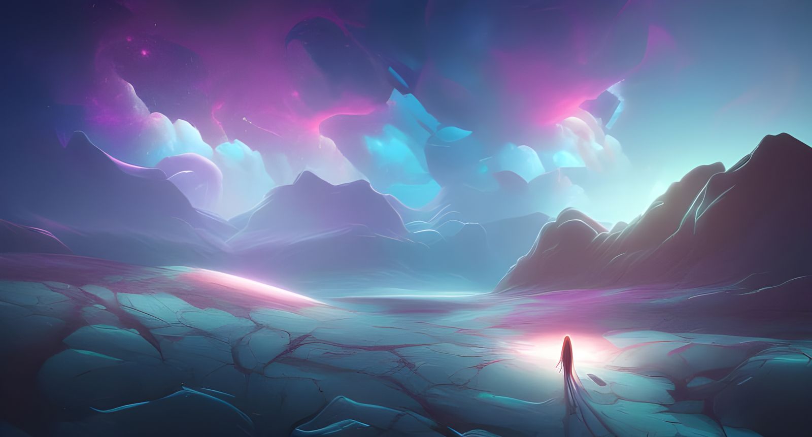 Stunning Cosmic Landscape in Unreal Engine