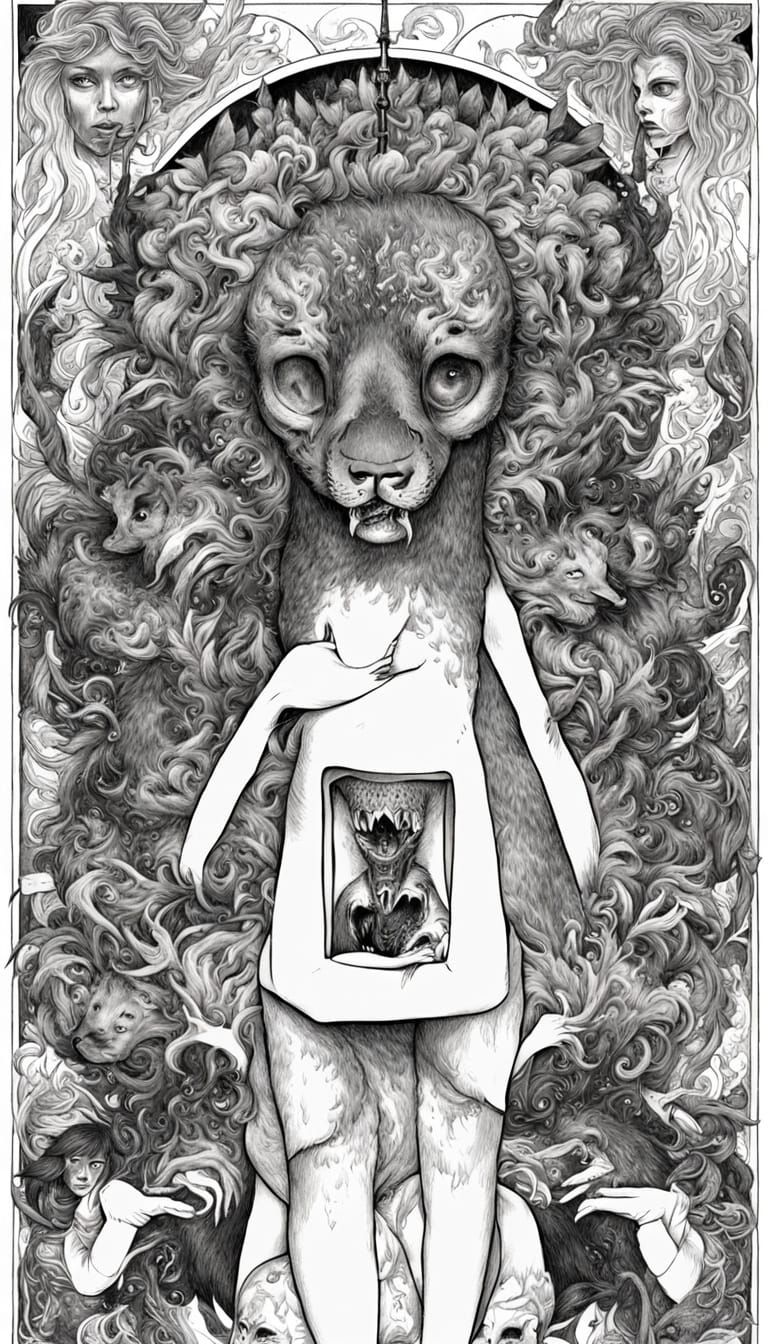 AI Art Depicting Existential Fears in Vivid Detail