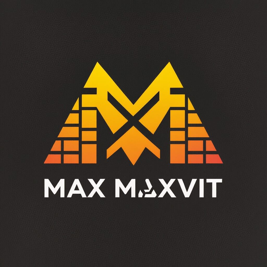 Futuristic DJ Logo with Gemini Symbol in Neon Style