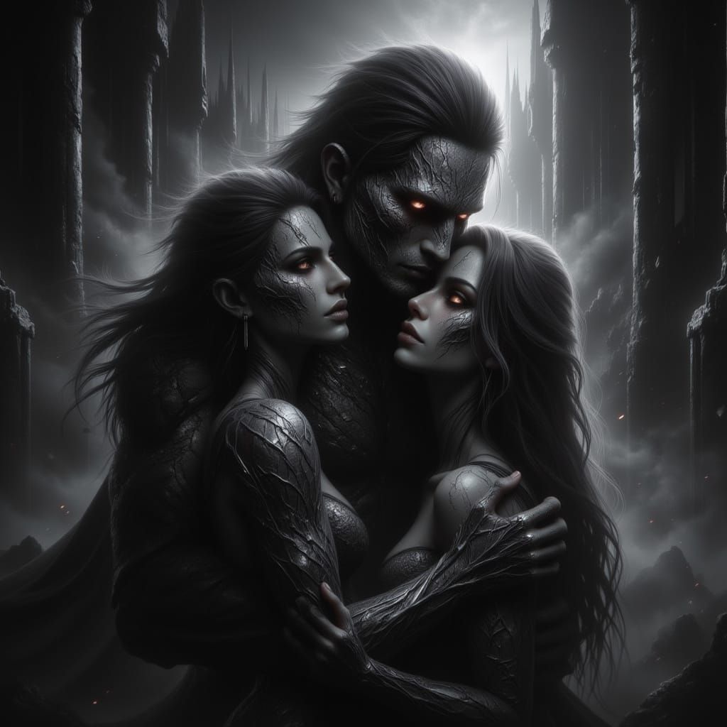 Dark Knight's Enigmatic Embrace