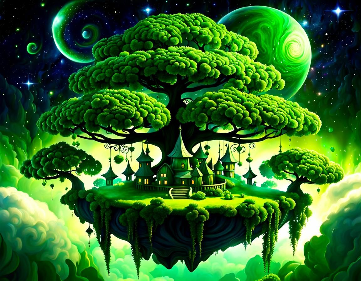 Green Floating Island 1