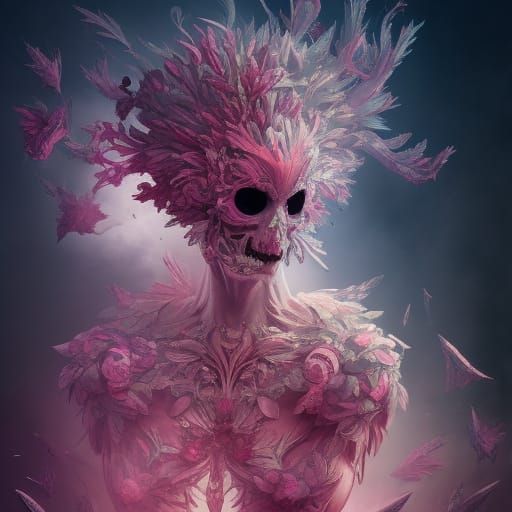 Dark Fantasy Warrior in Intricate Armor