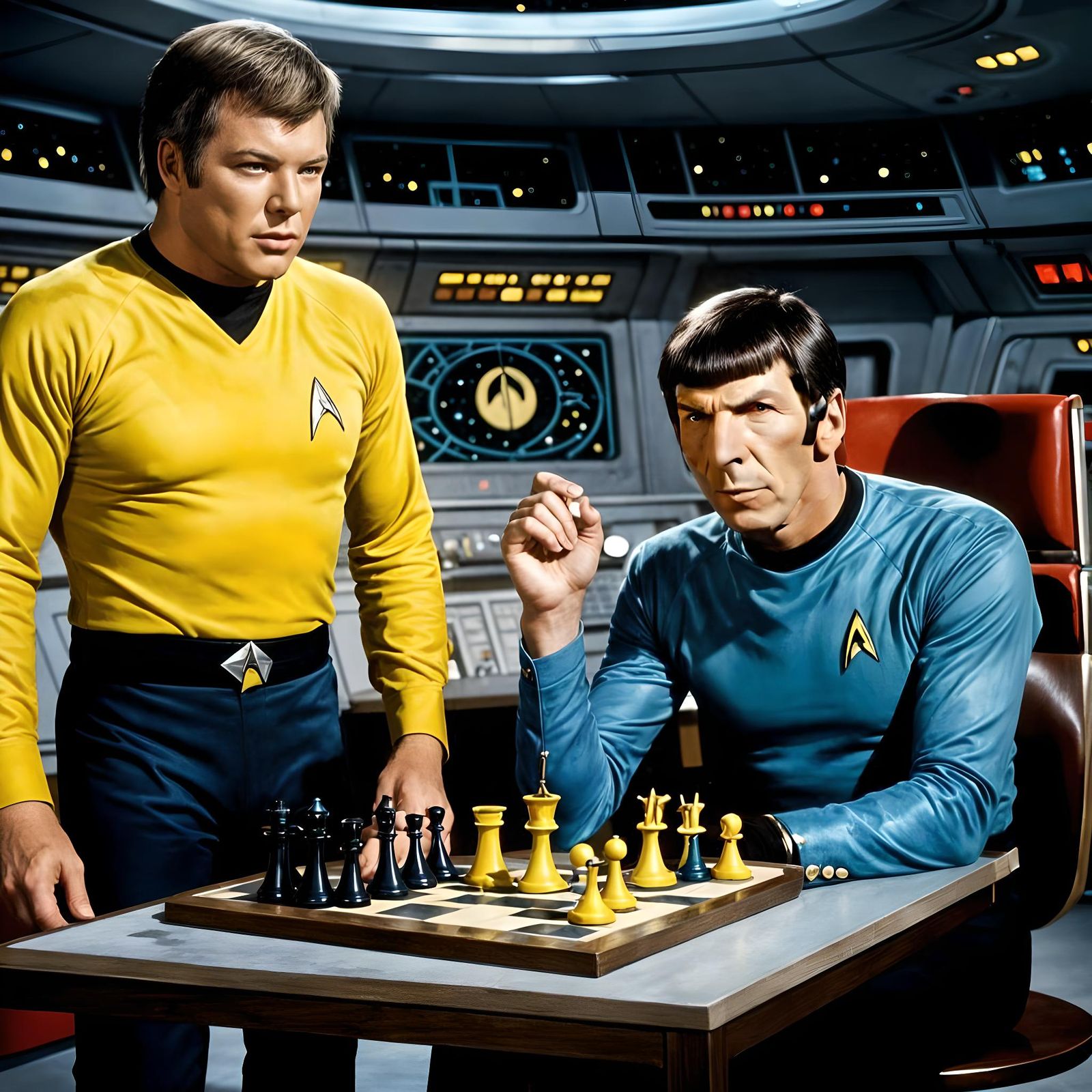 Young Leonard Nimoy as Spock: A Digital Portrait