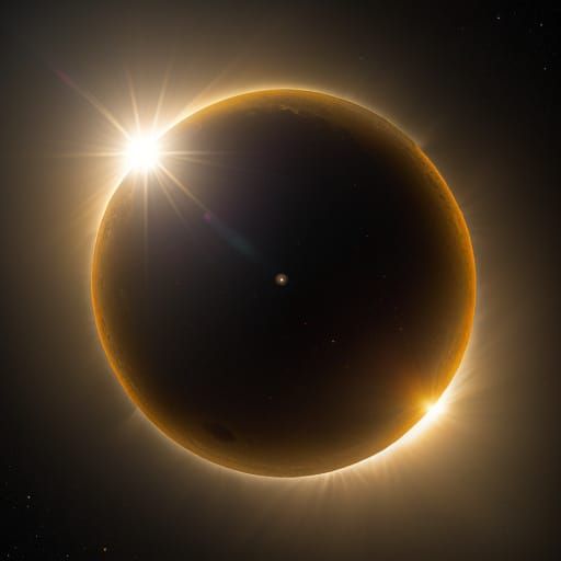 Asteroid Eclipse in Vivid Golden-Hour Light