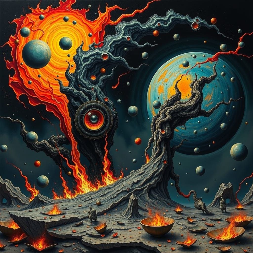 Heavy Metal Surreal Dreamscape