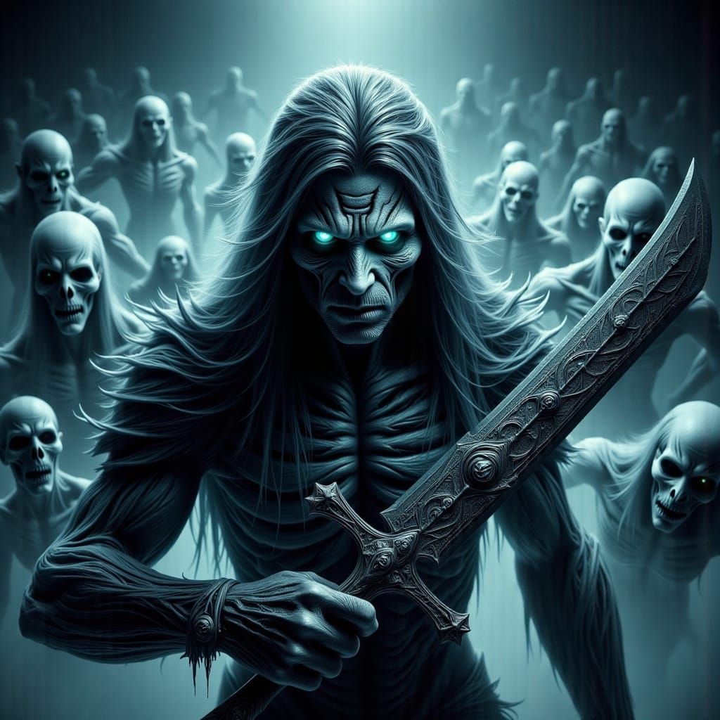 Dark Warrior of Malice: A Brooding Fighter with a Haunting A...