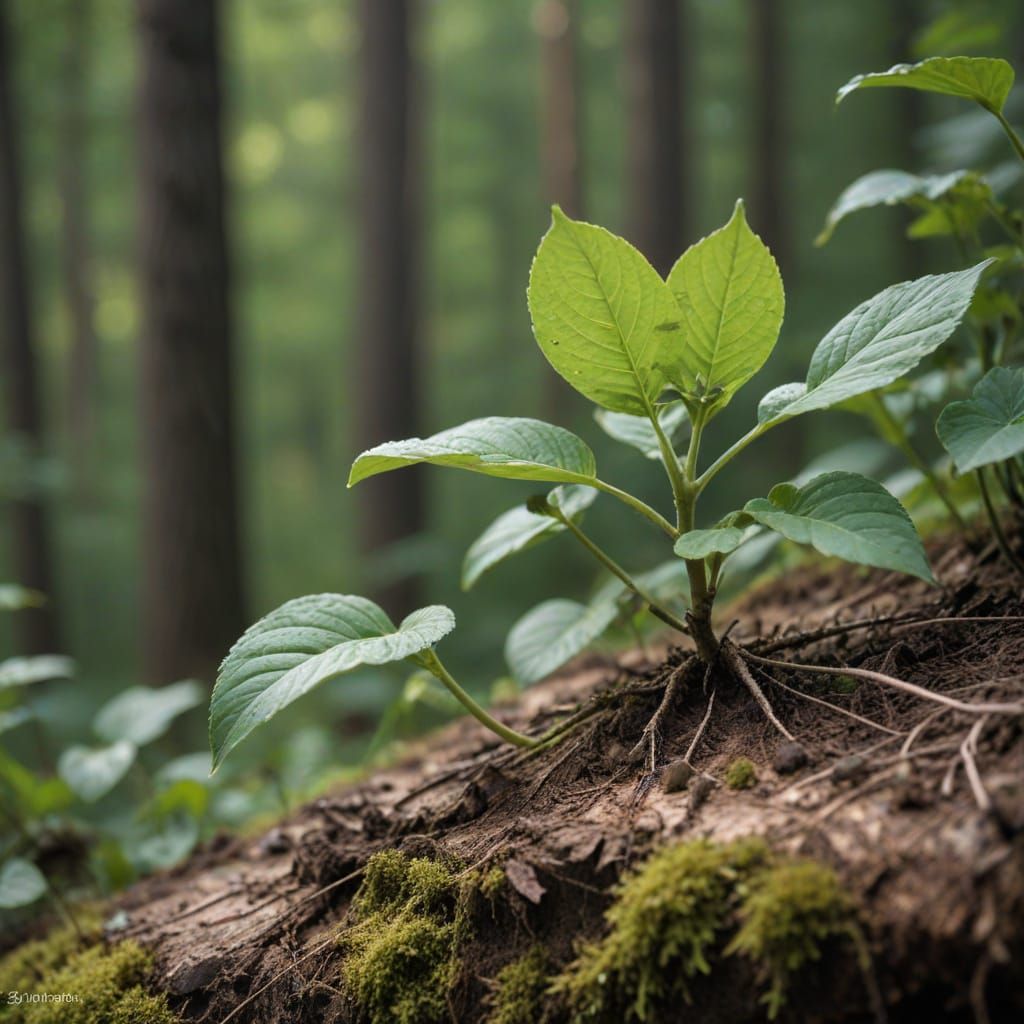 Young Woman With Blue Rose in Cityscape Photo