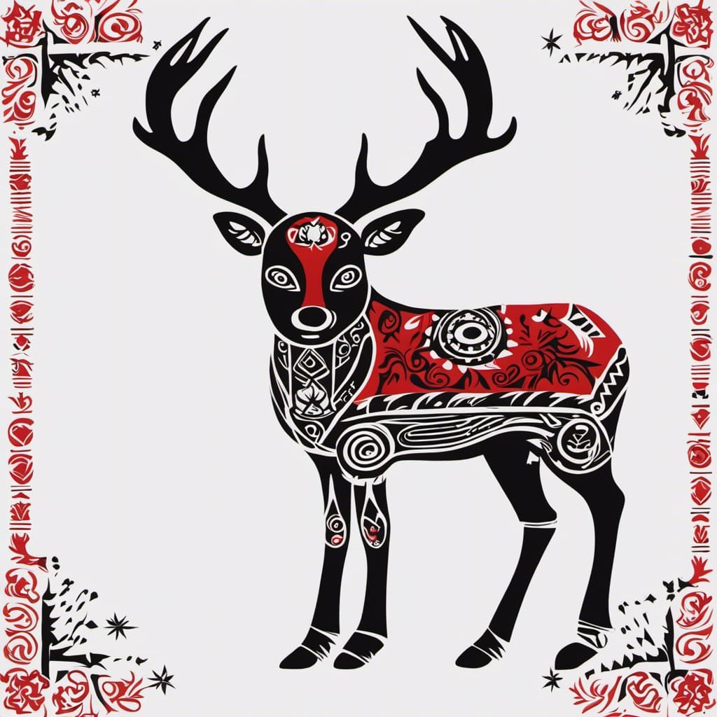 Tlingit Drum - Caribou