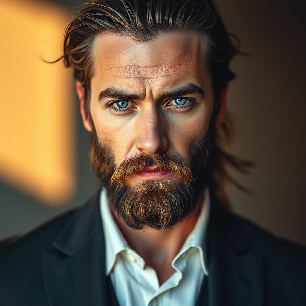 Confident Man in Tails, filmed in Cinematic Style