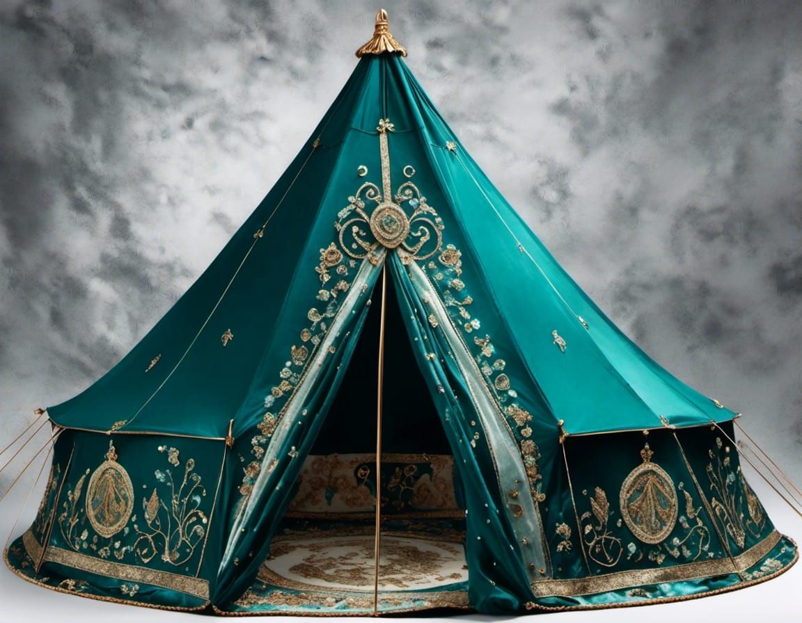 Royal Teal Tent