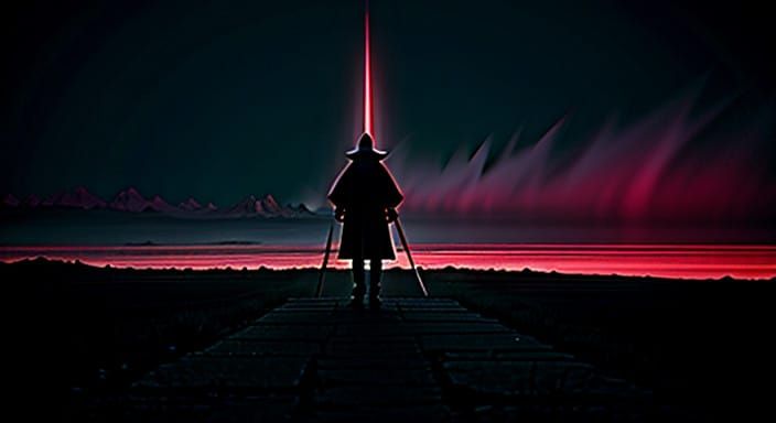 Epic Dragon Lance Scene: Black Mage Raistlin Defies the Dese...