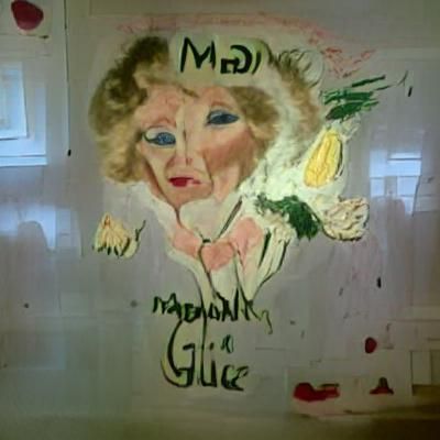 Abstract Composition in the Style of Madge Gill