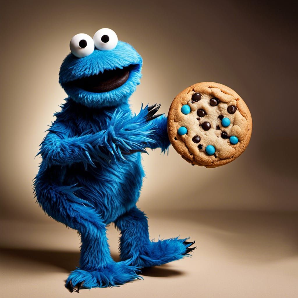 Horrid Cookie Monster with Inverted Limbs