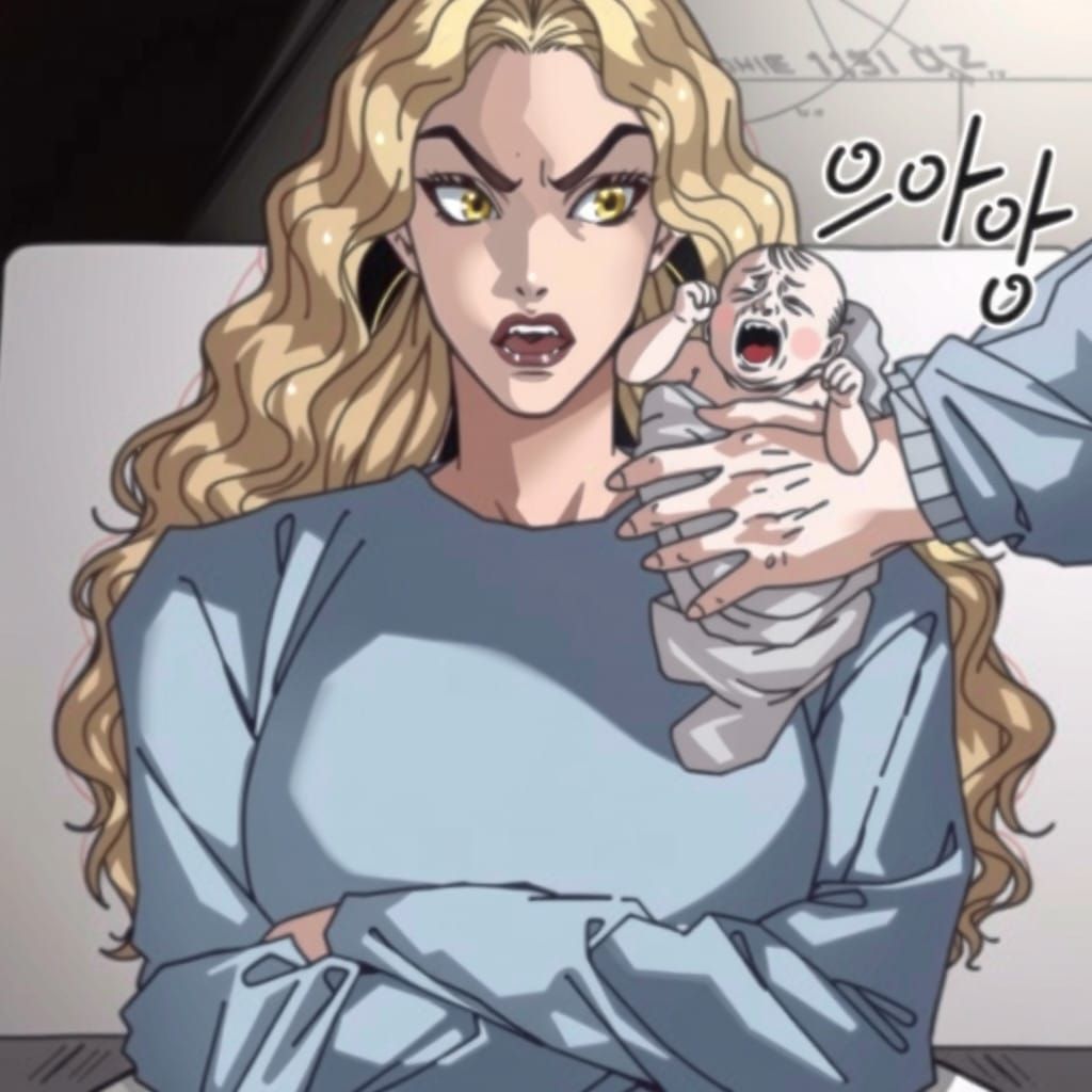 Angry Mother in Hospital, Manhwa Style