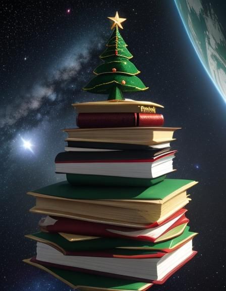 Legal Document Christmas Tree in Space
