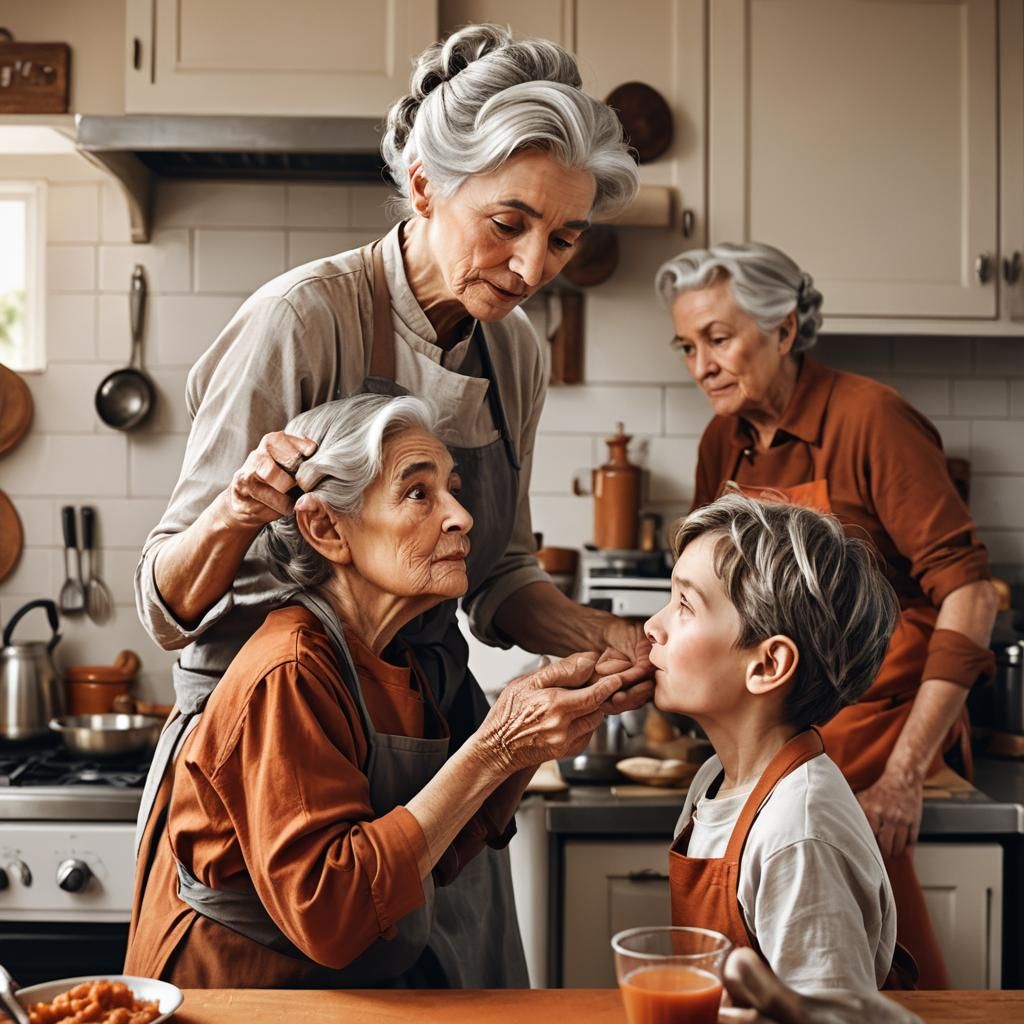 Boy's Reluctance: A Whimsical Portrait