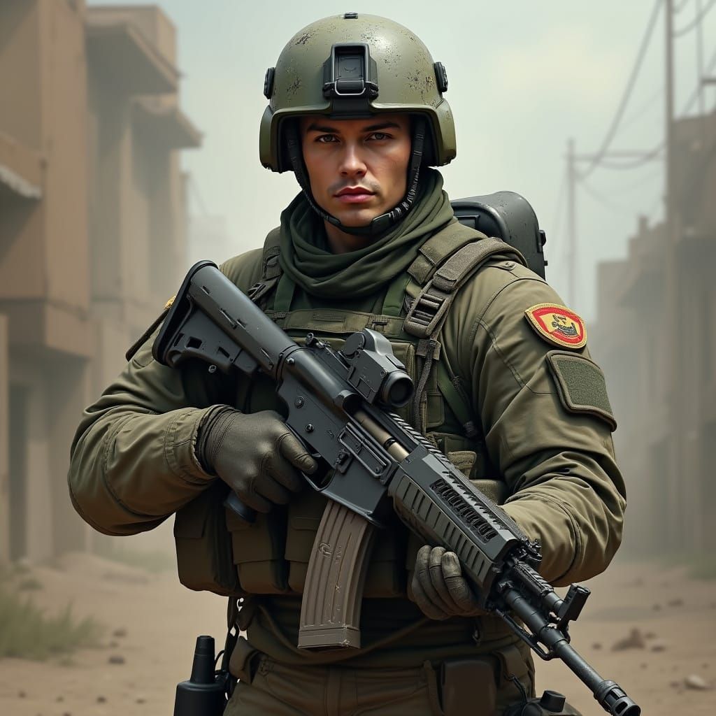 Battle-Ready Warrior with a Personal Touch