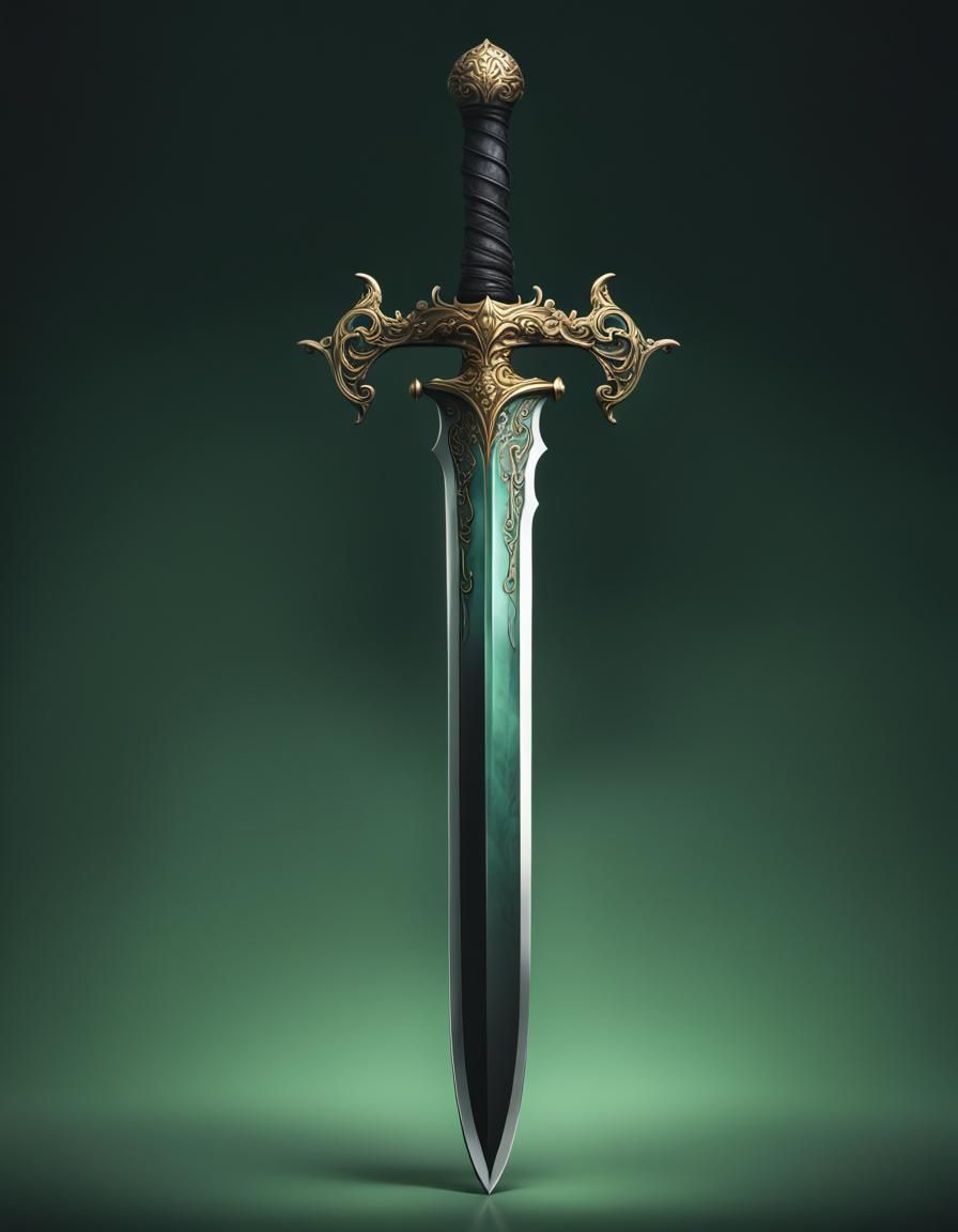 Black Blade Sword in Forgotten Treasure Room