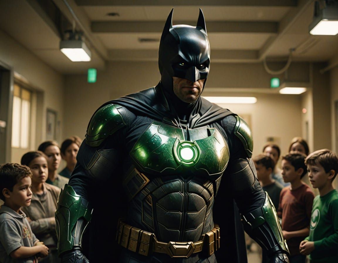 Batman Brings Hope to Hospitalized Children in Cinematic Hyb...