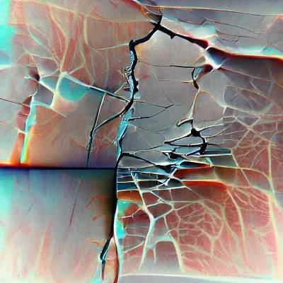 Abstract Fractured Reality Digital Art