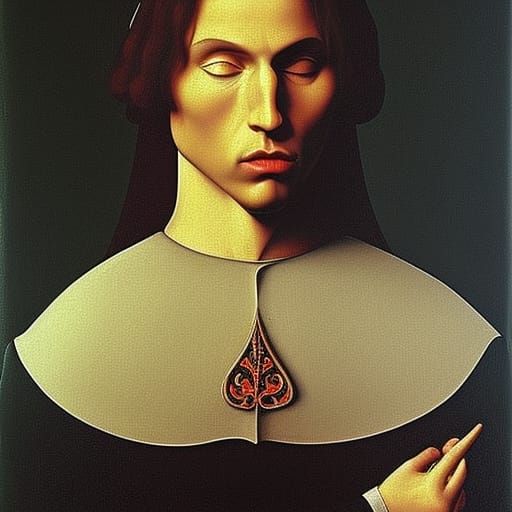 Young Vampire Lord in the Style of Old Masters