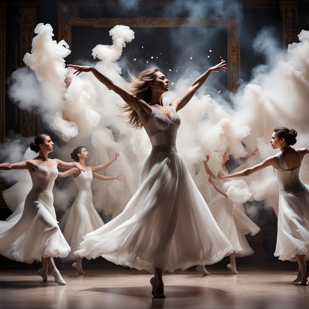 Elegant Dance and Opera Fusion: A Visual Explosion