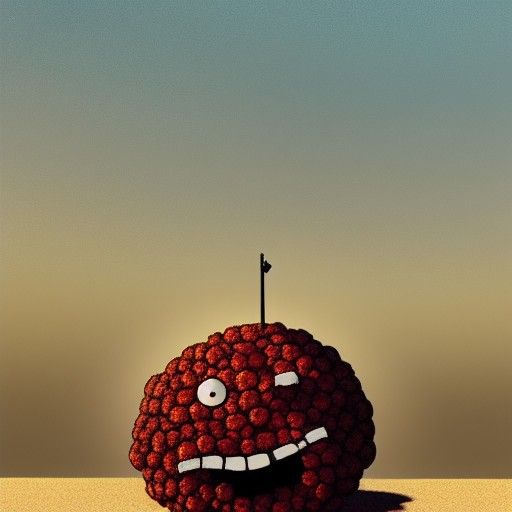 Hyperrealistic Meatwad with Human Eyes, 8K
