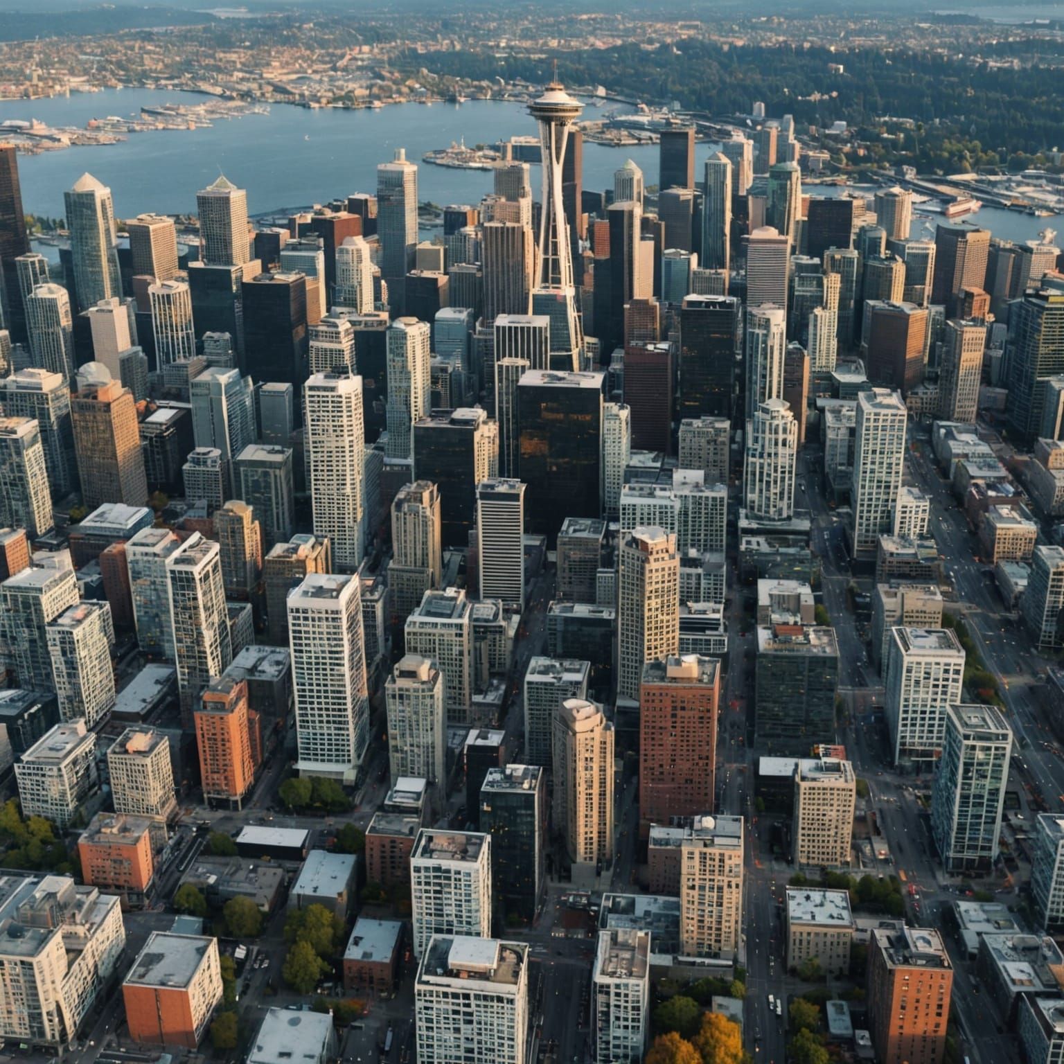 Seattle Skyline Impression