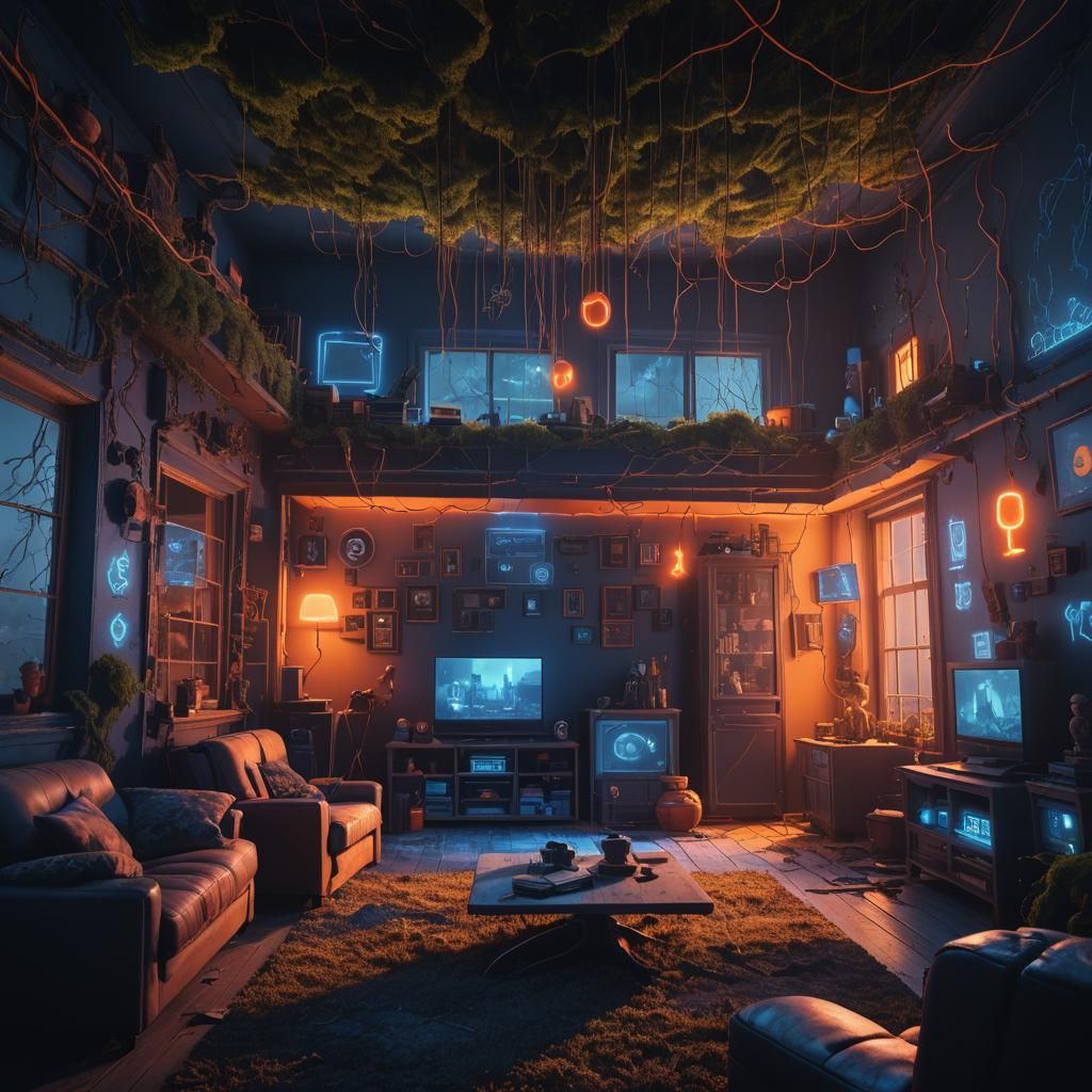 Ominous Haunted Smart Home with Dark Magic