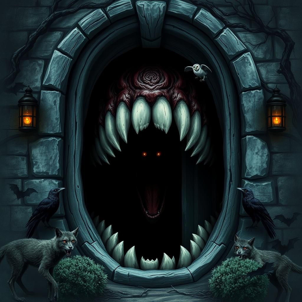 Gothic Mouth: Haunted House Portal