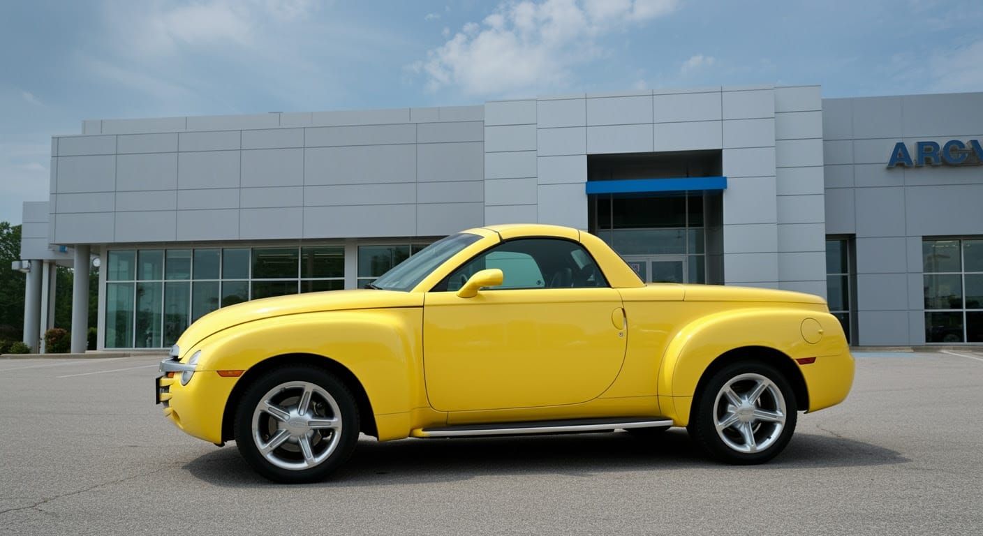 Chevrolet SSR in Slingshot Yellow at Dealership