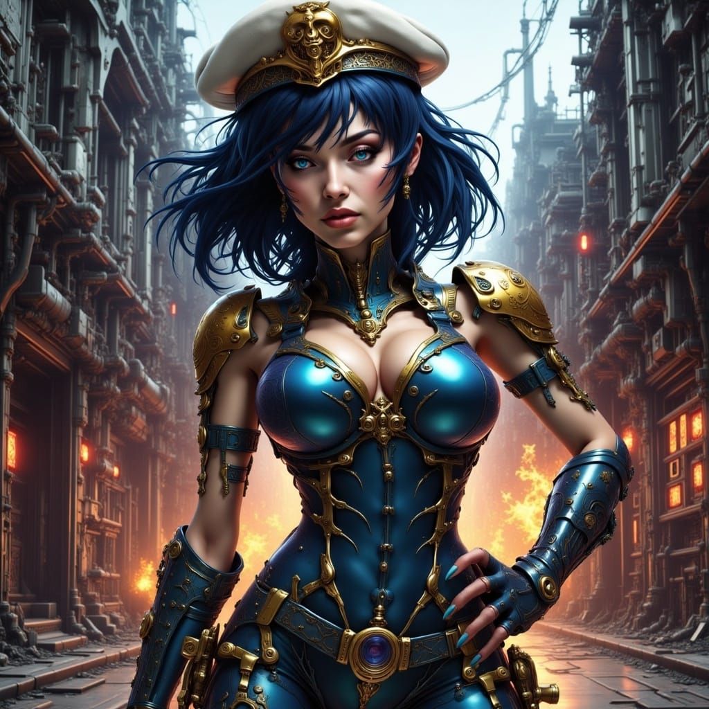 Caitlyn Kiramman in Dark Comic Style