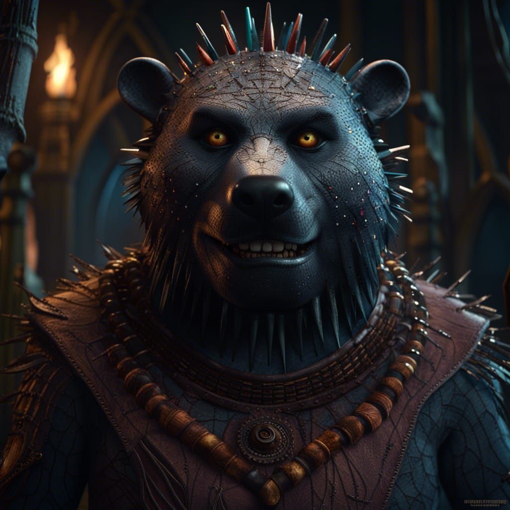 Baloo as Pinhead: A Horror Concept