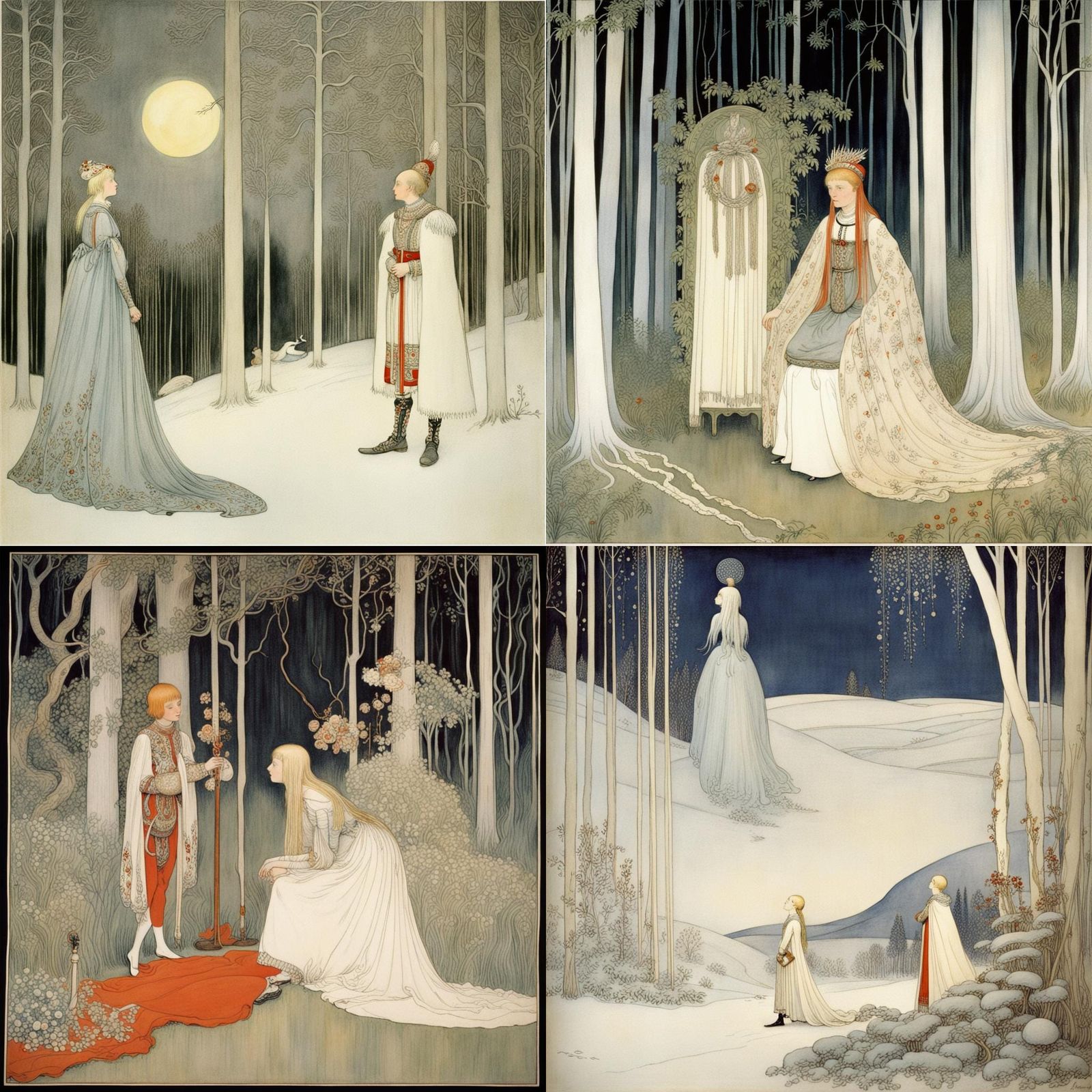 Children's Book Illustration in Golden Age Style