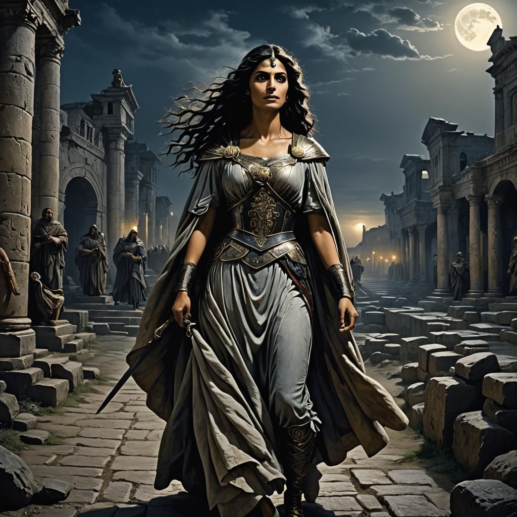 Morena Baccarin as Ancient Roman Legionnaire