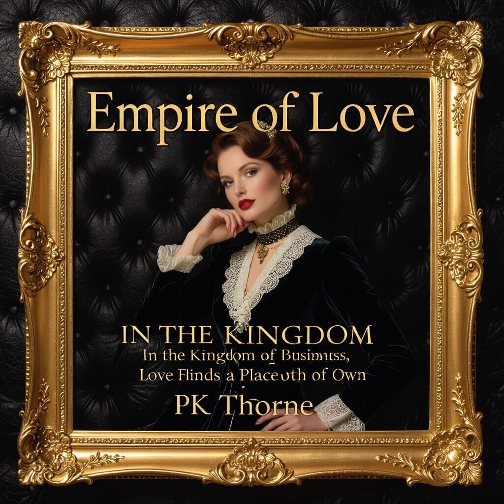 Elegant Vintage Book Cover: Empire of Love