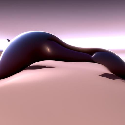 Martian Alien Goddess: Trending 3D Render