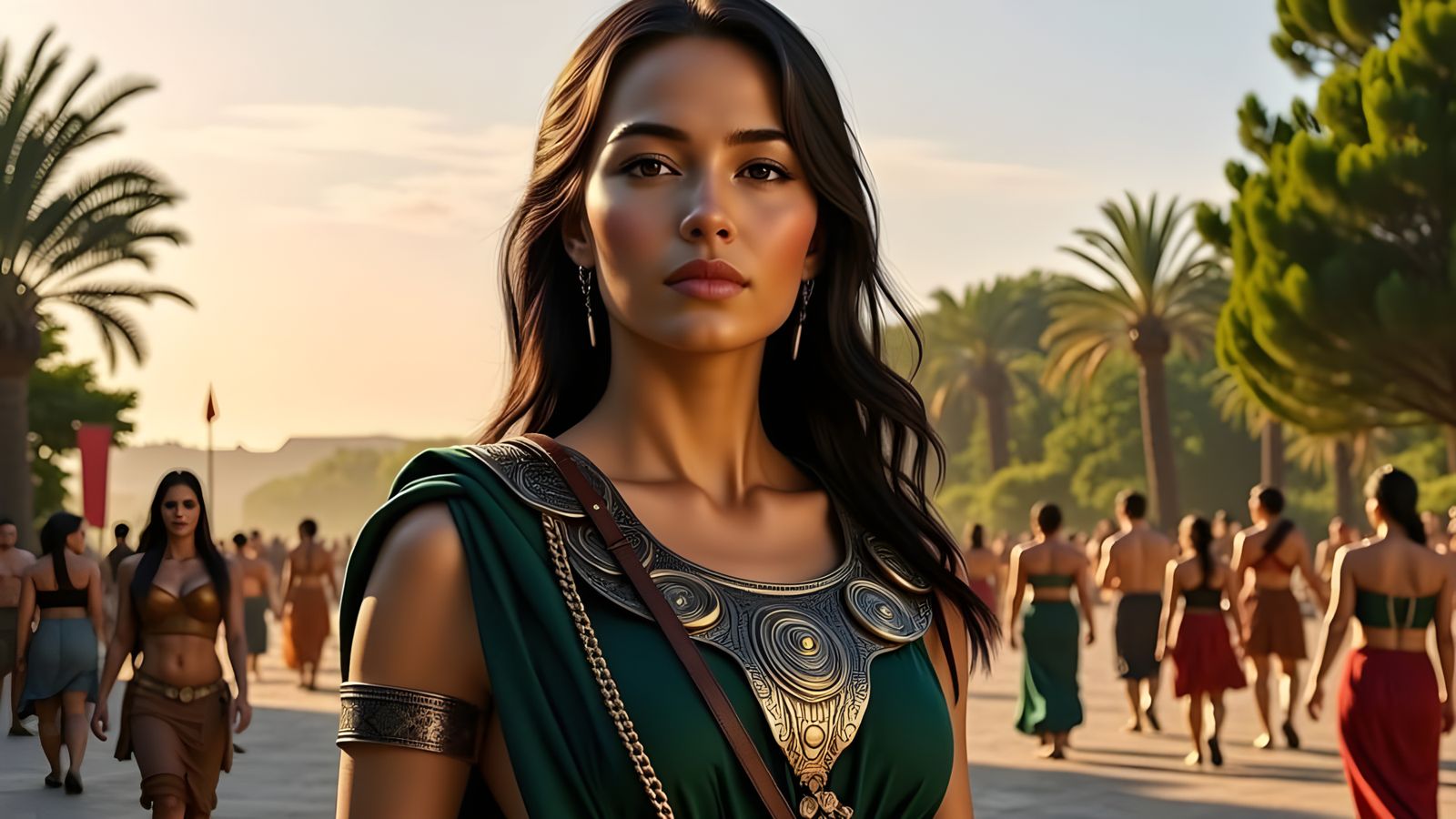 Amazonian Warrior Goddess in Bronze Age Themiscyria