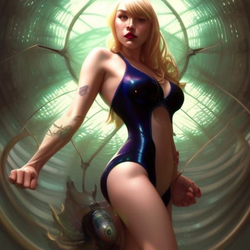 Gwen Stacy as Spidergirl Concept Art