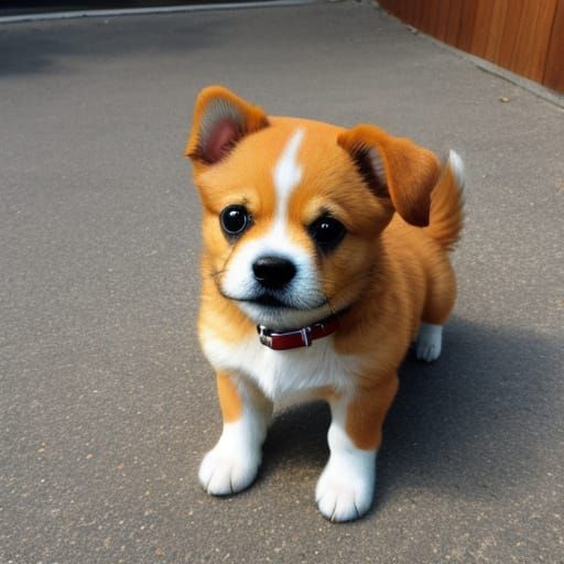 Cute Dog Generated by AI