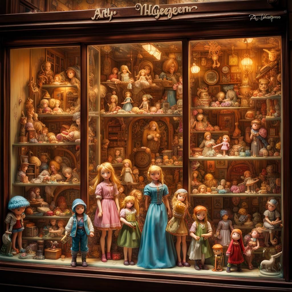 Toy Shop Window Display