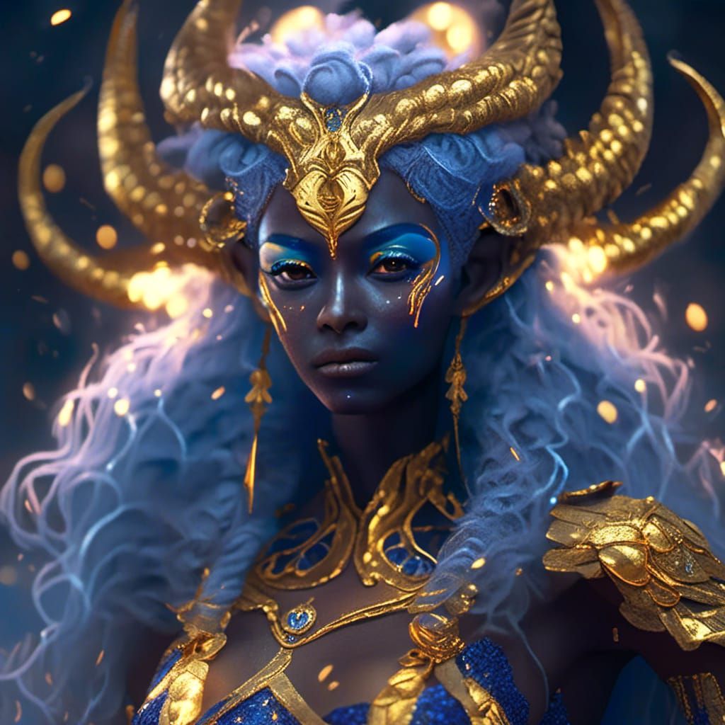 Saphira Frostwhisper, D&D Character Art