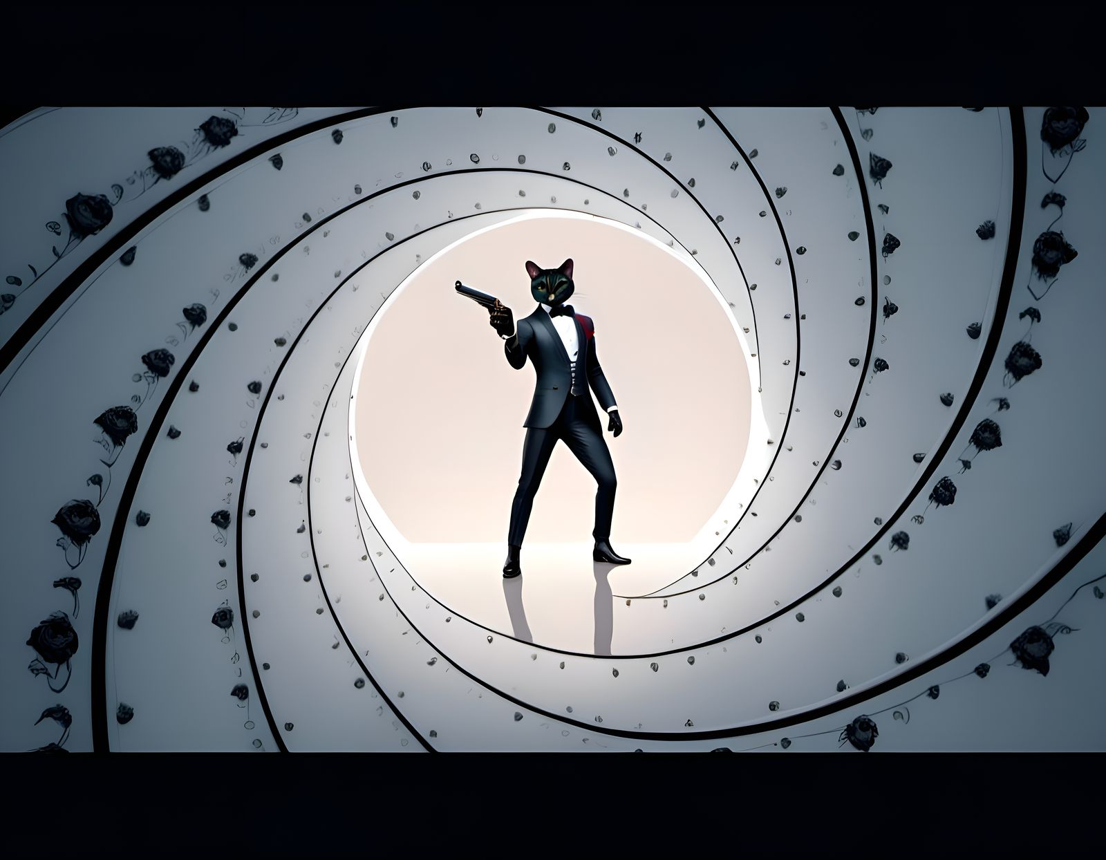 Double Paw Seven Background - Gun Barrel Sequence