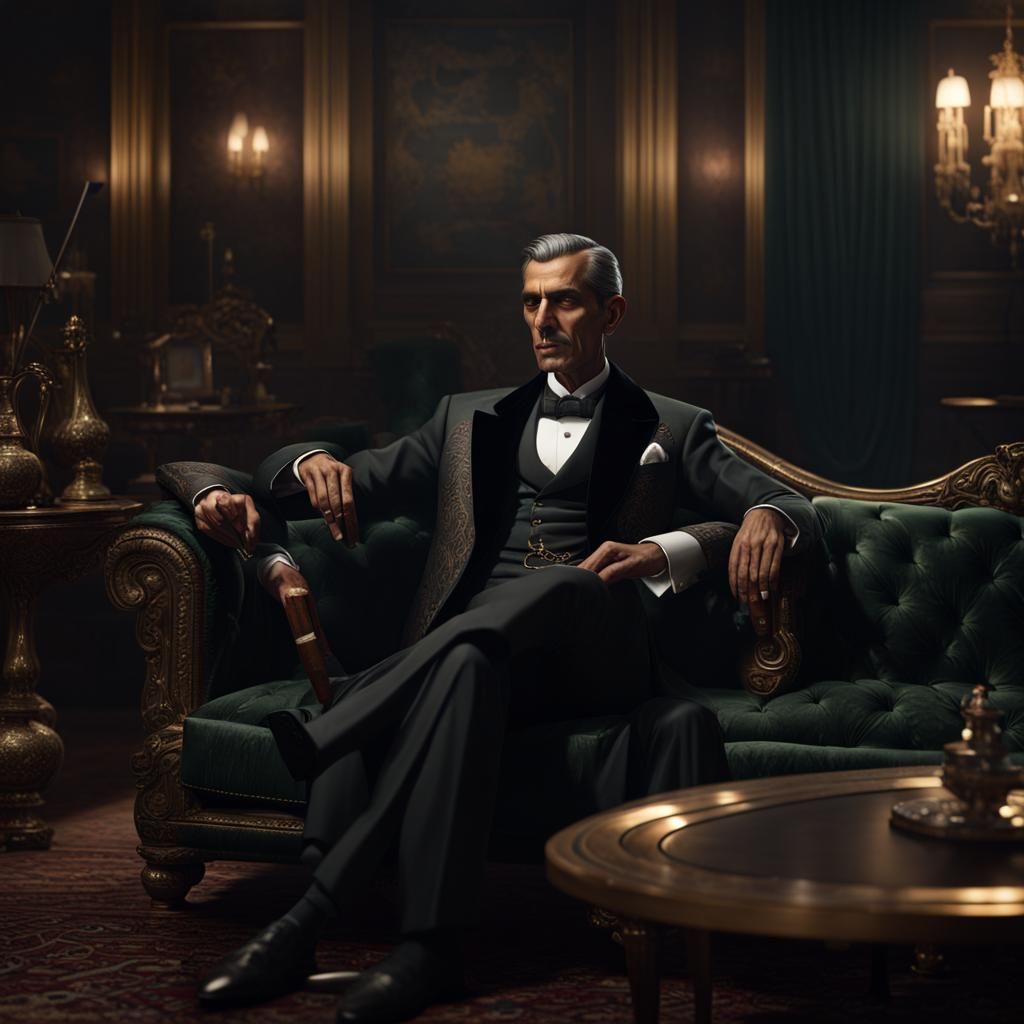 Quaid E Azam in Hyperrealistic Digital Painting